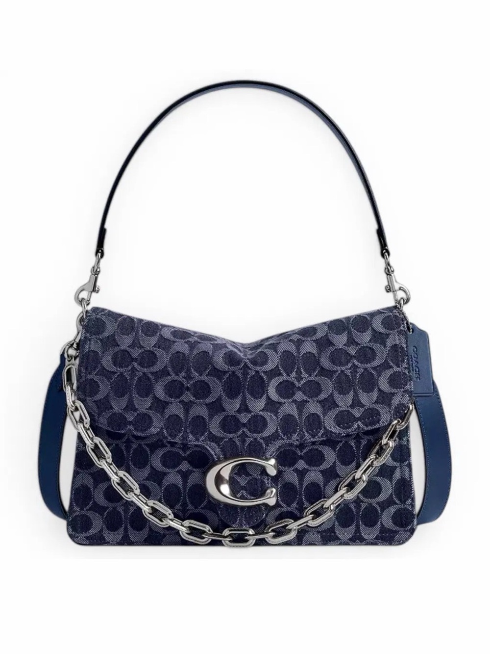 Coach Chain Tabby Signature Denim